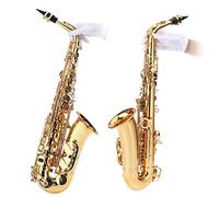 BE Sassofono contralto Ottone laccato oro E Sax piatto 802 Tipo chiave Strumento a fiato con spazzola per pulizia Guanti in tessuto Cinturino