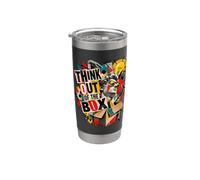 Be smart - Think outside the Box Bicchiere termico in acciaio inox doppia parete
