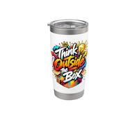 Be smart - Think outside the Box Bicchiere termico in acciaio inox doppia parete