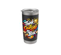 Be smart - Think outside the Box Bicchiere termico in acciaio inox doppia parete