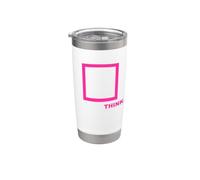 Be smart - Think outside the Box Bicchiere termico in acciaio inox doppia parete