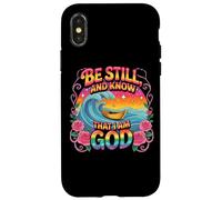 Be Still And Know That I Am Dio Citazione Custodia per iPhone X/XS