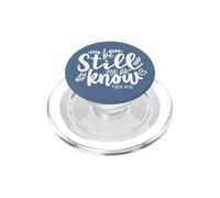 Be Still and Know That I Am God Bible Verse Psalm 46 10 Blue PopSockets PopGrip per MagSafe