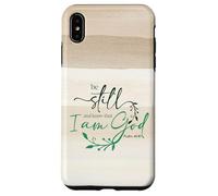 Be Still Know That I Am God Quote Sage Christian Psalm 46:10 Custodia per iPhone XS Max