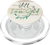Be Still Know That I Am God Quote Sage Christian Psalm 46:10 PopSockets PopGrip per MagSafe