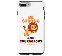 Be Strong & Courageous - Joshua 1:9 Christian Kids & Adult Custodia per iPhone 7 Plus/8 Plus