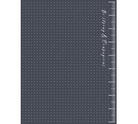 Be Strong & Courageous Notebook (Grey): Dot Grid