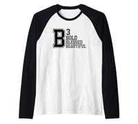 Be Stronger Than Your Excuses Testo motivazionale Maglia con Maniche Raglan