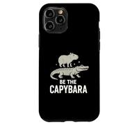 Be The Capybara Calma Divertente Capy Equitazione Gator Chill Vibes Custodia per iPhone 11 Pro