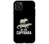 Be The Capybara Calma Divertente Capy Equitazione Gator Chill Vibes Custodia per iPhone 11 Pro Max