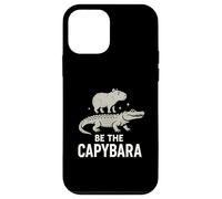 Be The Capybara Calma Divertente Capy Equitazione Gator Chill Vibes Custodia per iPhone 12 mini