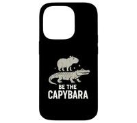 Be The Capybara Calma Divertente Capy Equitazione Gator Chill Vibes Custodia per iPhone 14 Pro
