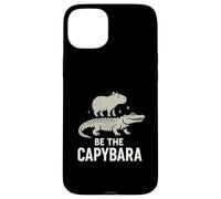 Be The Capybara Calma Divertente Capy Equitazione Gator Chill Vibes Custodia per iPhone 15 Plus