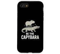 Be The Capybara Calma Divertente Capy Equitazione Gator Chill Vibes Custodia per iPhone SE (2020) / 7 / 8