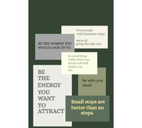 BE THE ENERGY YOU WANT TO ATTRACT: Blank Lined Journal