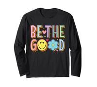 Be The Good Happy Face, Carina Grafica retrò positiva Maglia a Manica