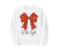 Be The Light Christian Christmas Bible Verse Bow Mathew 5:14 Felpa