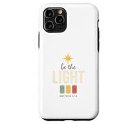 Be The Light, Matthew 5:14 Retro Star Christian Custodia per iPhone 11 Pro