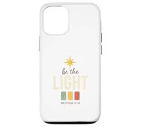 Be The Light, Matthew 5:14 Retro Star Christian Custodia per iPhone 12/12 Pro