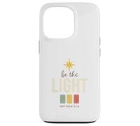 Be The Light, Matthew 5:14 Retro Star Christian Custodia per iPhone 13 Pro