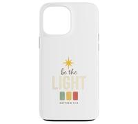 Be The Light, Matthew 5:14 Retro Star Christian Custodia per iPhone 13 Pro Max