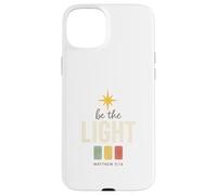 Be The Light, Matthew 5:14 Retro Star Christian Custodia per iPhone 15 Plus