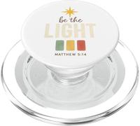 Be The Light, Matthew 5:14 Retro Star Christian PopSockets PopGrip per MagSafe