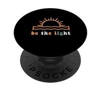 Be The Light Shirt Inspirational Religious Graphic Tees PopSockets PopGrip Adesivo