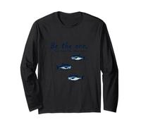 Be The One That Turns The Other Way Inspirational Citazione Maglia a Manica
