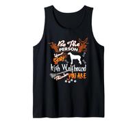 Be The Person Your Scary Irish Wolfhound Dog Halloween Canotta