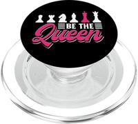 Be The Queen Scacchi Gioco Da Tavolo Citazione Scacchi Regina Scacchi Giocatore PopSockets PopGrip per MagSafe