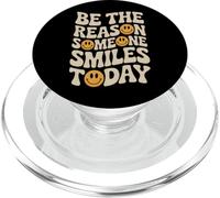 Be The Reason Someone Smiles Gentilezza Groovy Sorridente Retrò PopSockets PopGrip per MagSafe