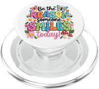 Be The Reason Someone Smiles Today, colorato stile retrò, citazione artistica PopSockets PopGrip per MagSafe