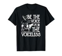 Be the Voice For The Voiceless Veganism Regalo vegano biologico Maglietta