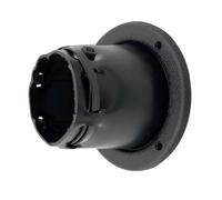 BE-TOOL 12CM Boat Motor Cable Boot, Black Nylon Marine Cable Boot per Imbracature Piccole Barche A Vela Pontoni