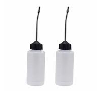 BE-TOOL 2 bottiglie di olio ad ago, 120 ml, in plastica, per macchina da cucire, macchina da ricamo, per filo a turbina e cavi, per lavori domestici (10,9 cm x 8,9 cm)