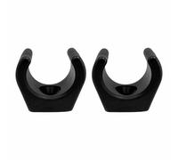 BE-TOOL 2 morsetti e clip per scala, in nylon nero, accessori marini per yacht, rafting, ponte, archiviazione