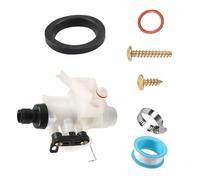 BE-TOOL 31705 Kit valvola dell'acqua per WC RV, valvola WC RV facile installazione per modelli di WC alti e bassi, WC a filo a pedale WC manuale (B)