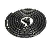 BE-TOOL - Avvolgicavo avvolgicavo a spirale con morsetto per PC, TV, DVD, cavo antenna stereo, 2 m - 5 m x 15 mm
