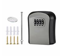 BE-TOOL Cassetta di sicurezza per chiavi da parete, misura S, con combinazione a 4 cifre, resistente alle intemperie, per casa, garage, scuola, anziani genitori