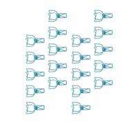 BE-TOOL Confezione da 20 clip per raccoglitori di carta a forma di gatto blu per ufficio e casa