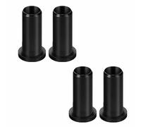 BE-TOOL Confezione da 4 boccole Oarlock, 1/2 pollici per blocco del remo, inserti in nylon per remi per hardware per barche