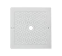 BE-TOOL Coperchio di ricambio per skimmer quadrato, 25,4 cm, bianco, SP1082