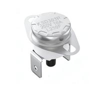 BE-TOOL Interruttore termostato ad alto limite compatibile con riscaldatore | Interruttore a disco a scatto in metallo resistente per stufe a pellet; apre il circuito a 200 ° F con ripristino manuale per