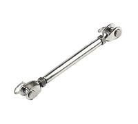 BE-TOOL M10 - Tenditore a ganasce in acciaio inox, con corpo chiuso, per regolare la tensione su corde, cavi e linee