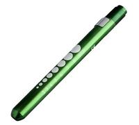 BE-TOOL - Mini torcia a penna con torcia a penna, per diagnostica medica, riutilizzabile, a LED, per uso domestico, esterno, per medici, infermieri, emergenze EMT (verde, confezione da 1)