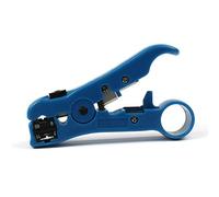 BE-TOOL - Pinza spelafili universale, per TV piatta o rotonda, Cat5, Cat6, colore: blu