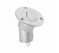 BE-TOOL Riempimento del ponte del combustibile da 50 mm, riempitivo in acciaio inossidabile 316 con tappo senza chiave, lucidatura a specchio, riempimento per barca, yacht, roulotte