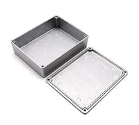 Be-Tool, scatola di progetto impermeabile in alluminio pressofuso, ideale per uso esterno, scatola di giunzione completa con connettore (1 pezzo), argento