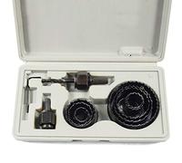 BE-TOOL - Set da taglio in metallo, punte rotonde, 8 pezzi per seghe a tazza in legno resistente, sottile e di metallo, per punzonatura di cartongesso